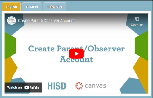 Canvas Parent Accounts